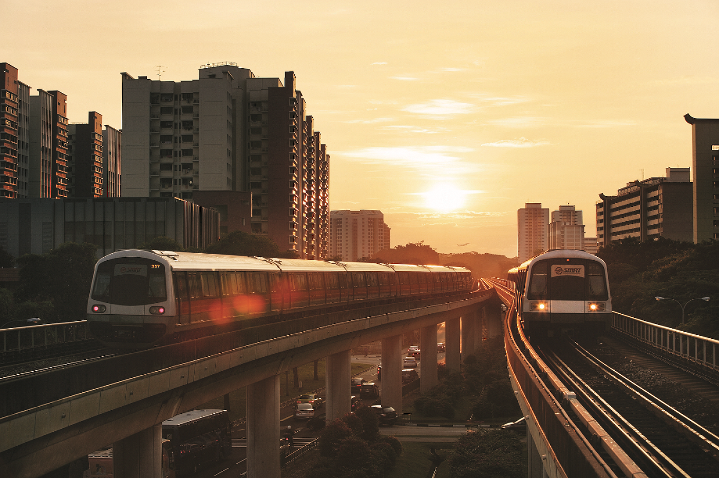 Analysis of Singapore’s MRT/LRT network passenger flows