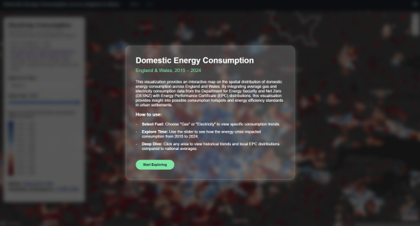 Landing page to provide guiding instructions to user